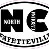 Oval NC Fayetteville Sticker