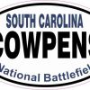 Oval Cowpens National Battlefield Sticker