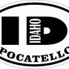 Oval ID Pocatello Idaho Sticker