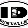 Oval ID Sun Valley Idaho Sticker