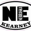 Oval NE Kearney Nebraska Sticker