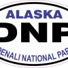 Oval Denali National Park Sticker