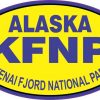 Yellow Oval Kenai Fjords National Park Sticker