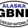 Oval Glacier Bay National Park Sticker