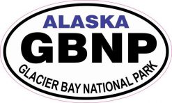 Oval Glacier Bay National Park Sticker