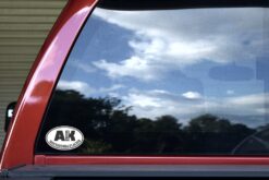 Oval AK Mantanuska Glacier Sticker