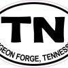 Oval Pigeon Forge Tennessee Sticker