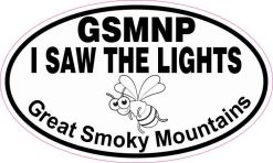 Oval GSMNP I Saw the Lights Sticker