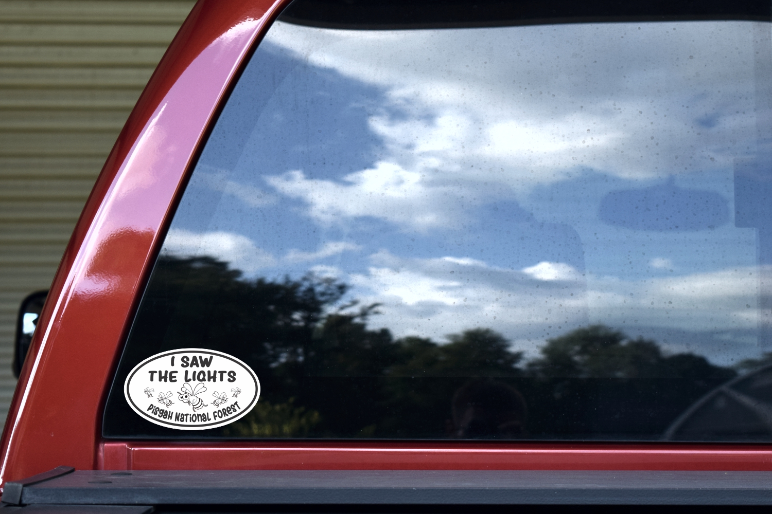 Oval I Saw the Lights Pisgah National Forest Sticker