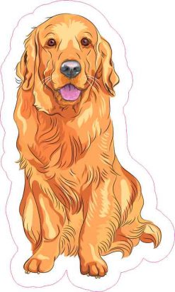 Golden Retriever Sticker