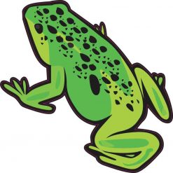 Green Frog Sticker