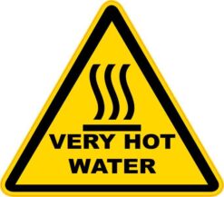 Very Hot Water Sticker