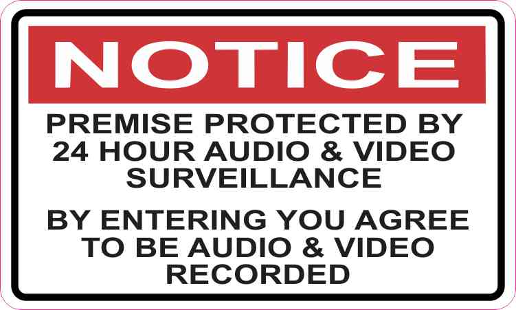 Audio and Video Surveillance Magnet