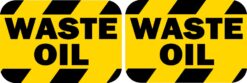 Waste Oil Stickers