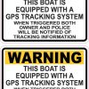 Boat GPS Tracking System Stickers