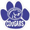 Mascot Emblem Cougar Paw Sticker