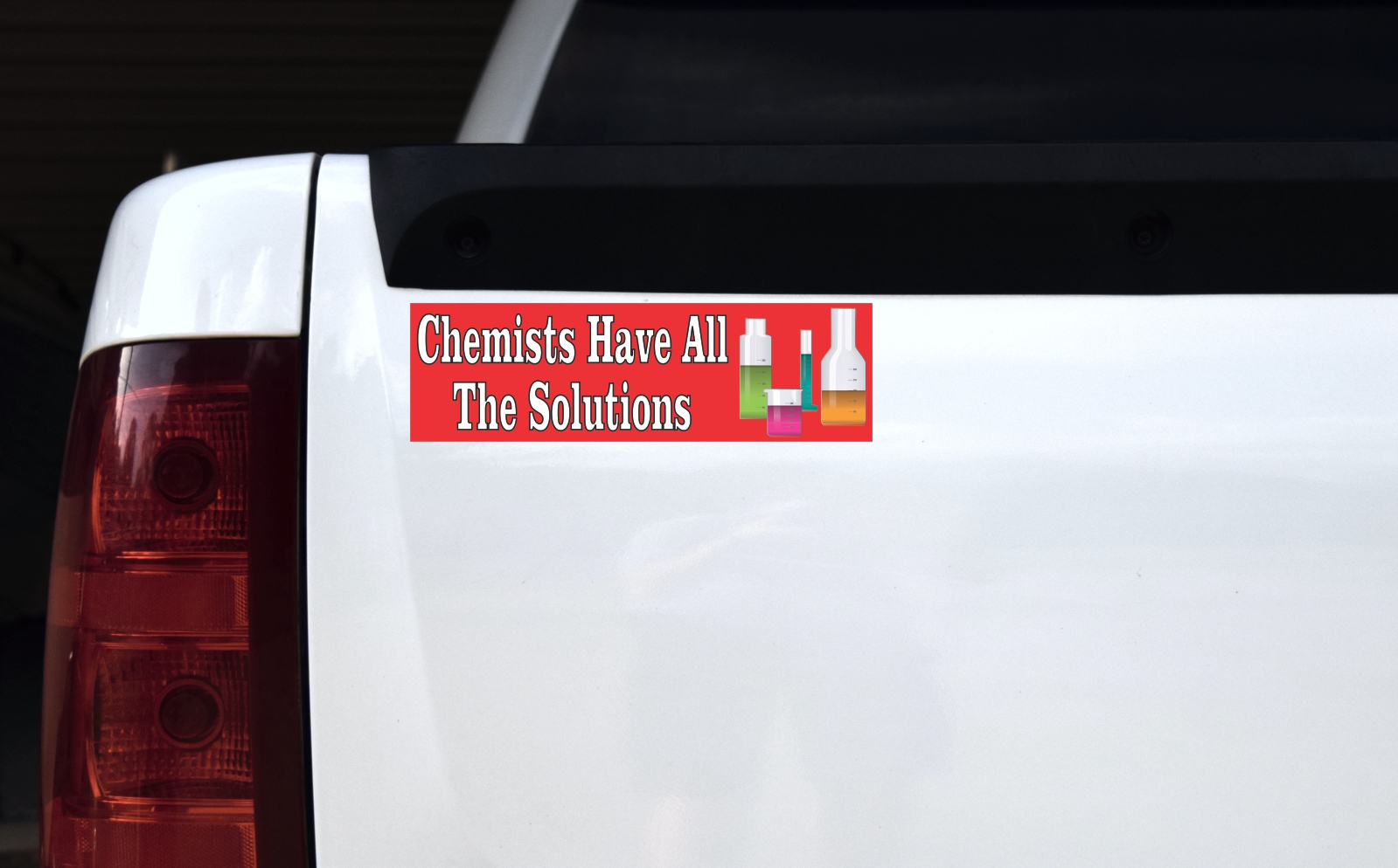 Chemists Have the Solutions Bumper Sticker