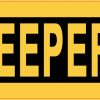 Black and Yellow Beekeeper Magnet