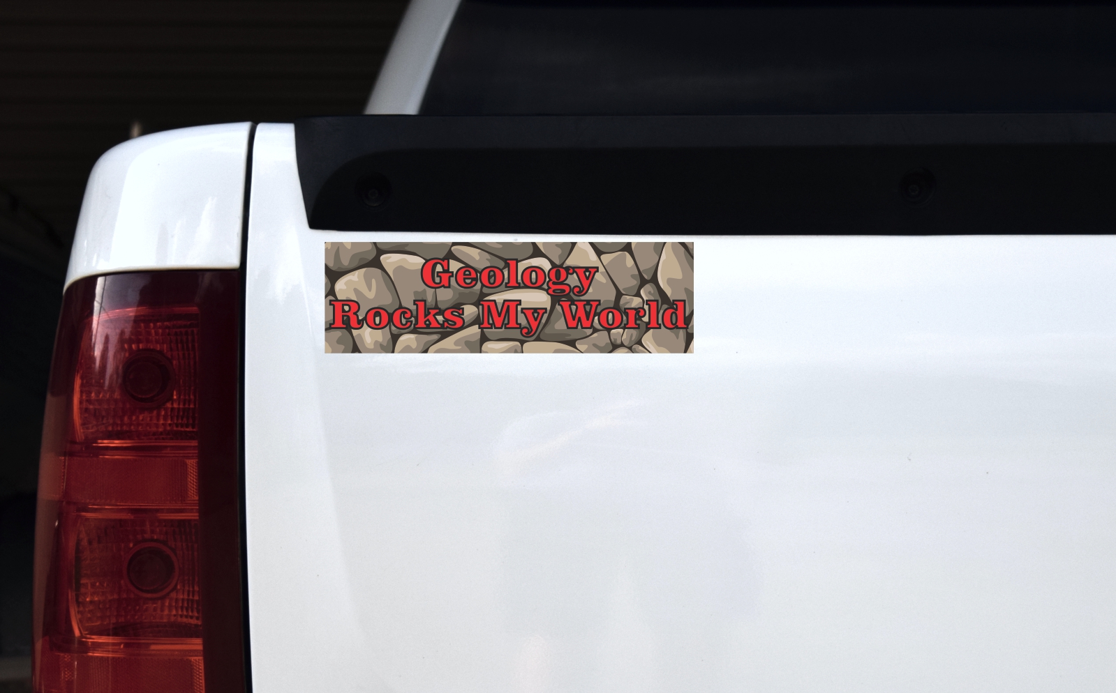Geology Rocks My World Sticker