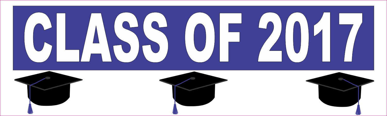 Blue Class of 2017 Magnet
