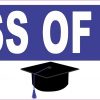 Blue Class of 2017 Bumper Sticker