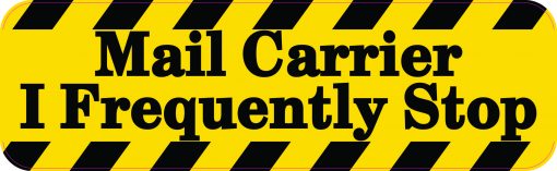 Mail Carrier Frequently Stop Bumper Sticker