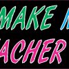 Teacher Voice Bumper Sticker