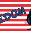 Off-Roading Freedom American Flag Magnet