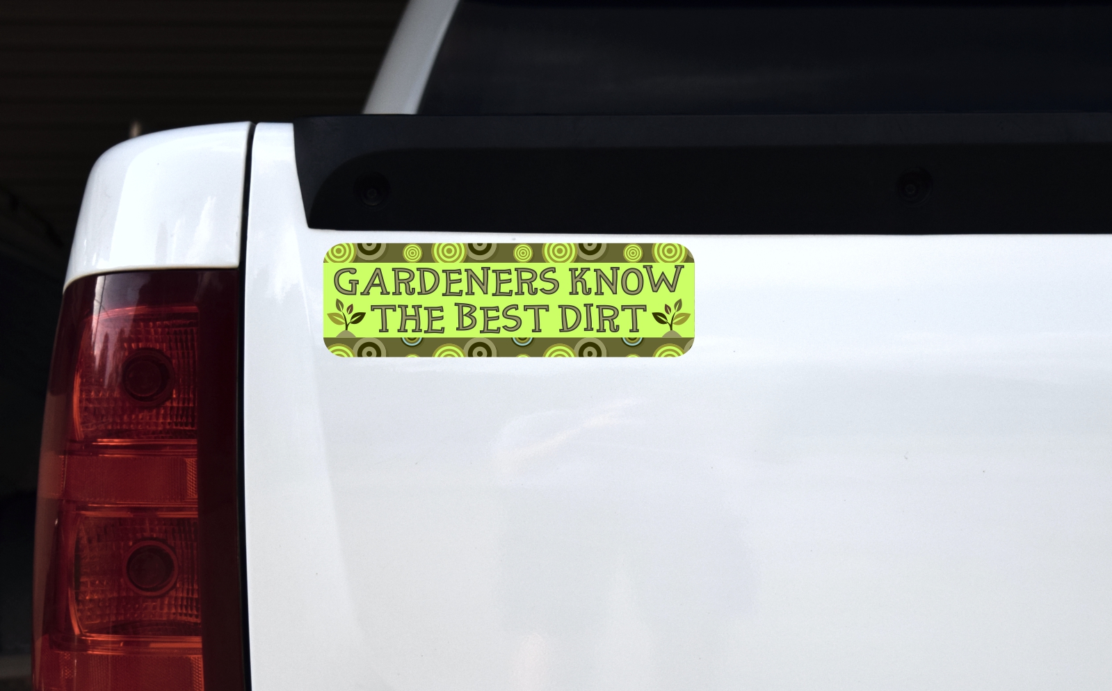 Gardeners Know the Best Dirt Bumper Sticker