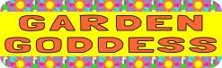 Garden Goddess Bumper Sticker
