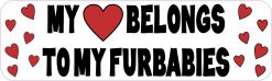 My Heart Belongs to My Furbabies Magnet