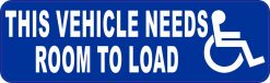 Vehicle Needs Room to Load Magnet