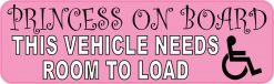 Princess Vehicle Needs Room to Load Magnet