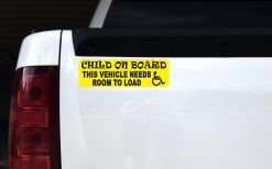 Child Vehicle Needs Room to Load Magnet