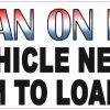 Veteran Vehicle Needs Room to Load Vinyl Sticker