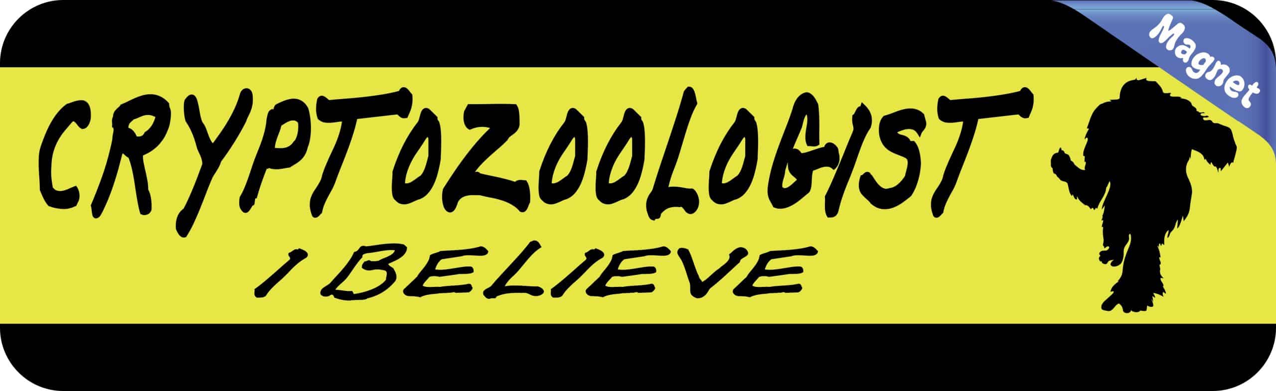 10in x 3in Cryptozoologist I Believe Magnet - Image 3