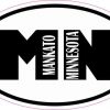 Oval Mankato Minnesota Sticker