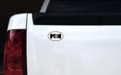 4in x 2.5in Oval Mankato Minnesota Sticker