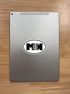 4in x 2.5in Oval Mankato Minnesota Sticker