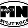 Oval MN Split Rock Minnesota Sticker