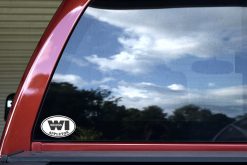 Oval WI Appleton Wisconsin Sticker