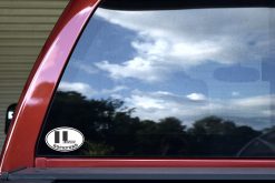 Oval Rockford IL Sticker