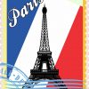 Paris Stamp Vinyl Sticker