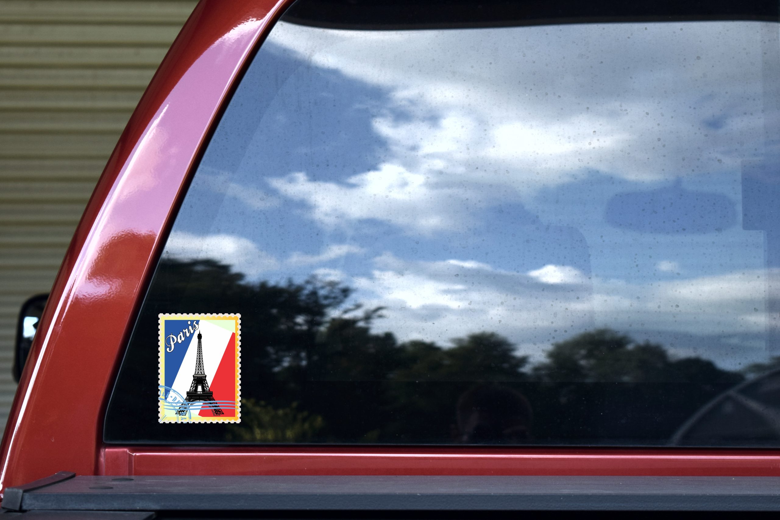Paris Stamp Sticker