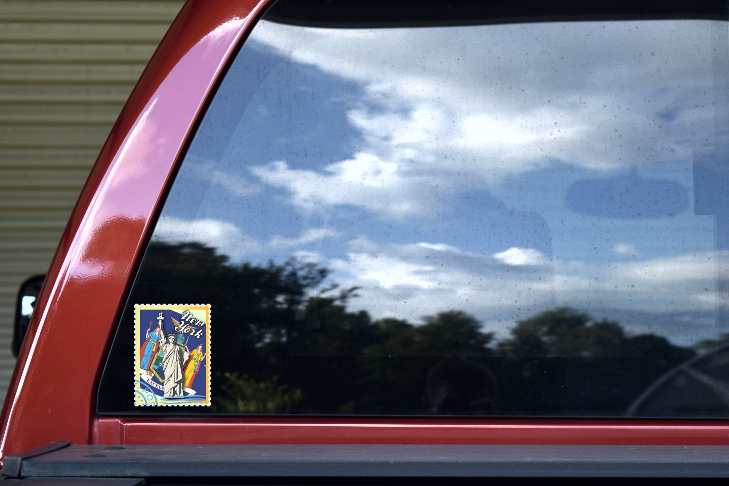 New York Stamp Sticker