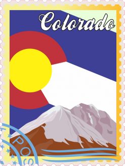 Colorado Stamp Vinyl Sticker
