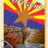 Arizona Stamp Vinyl Sticker
