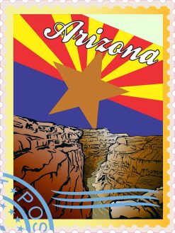Arizona Stamp Vinyl Sticker