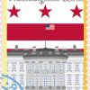 Washington DC Stamp Vinyl Sticker