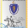 Massachusetts Stamp Vinyl Sticker